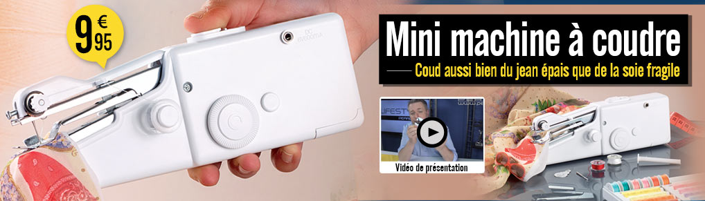Mini machine à coudre portative - Pearl - NC5793