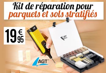 Kit de réparation pour parquets et sols stratifiés WRS-11.plh - AGT - NX5094