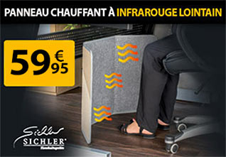 Panneau chauffant à infrarouge avec 3 niveaux de chauffe - Sichler Haushaltsgeräte - NX8150