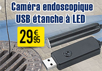 PX1280 Caméra endoscopique USB étanche à LED - 7m
