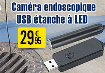 PX1280 Caméra endoscopique USB étanche à LED - 7m