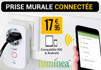 Prise murale connectée compatible avec Amazon Alexa SF-500.avs - ZX2820