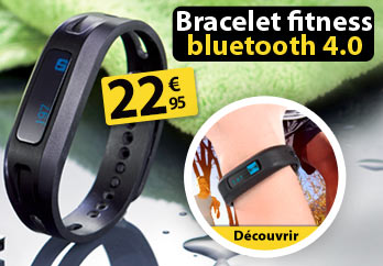 zBracelet fitness Bluetooth® 4.0 FBT-50 avec analyse du sommeil