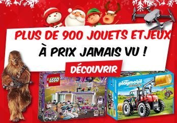 Plus de 900 jouets et jeux  à prix jamais vu