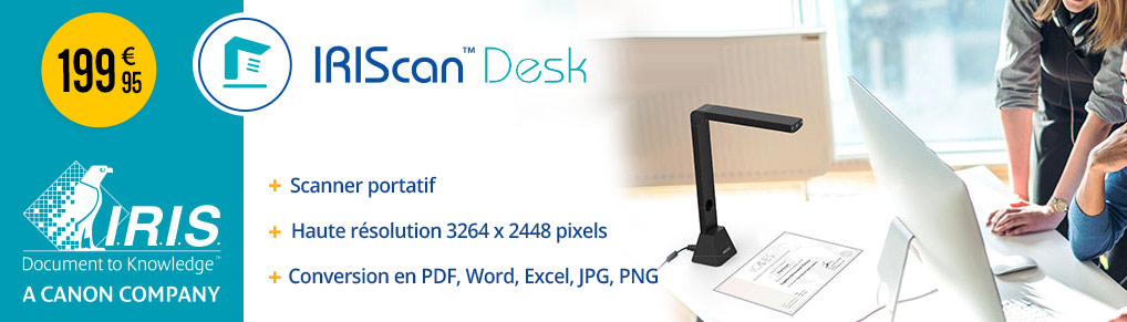 Scanner portatif IRIScan Desk5 Iris - KT9726