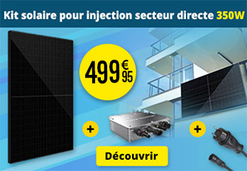 Kit solaire complet pour injection secteur directe 350W Revolt - ZX3374