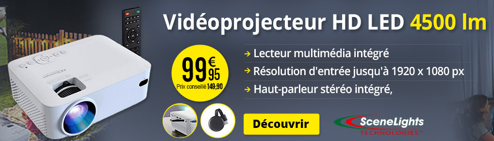 Vidéoprojecteur HD LED 4500 lm LB-9700 SceneLights - ZX3440