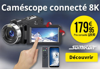 Caméscope connecté 8K UHD DV-910.uhd Somikon - ZX3499