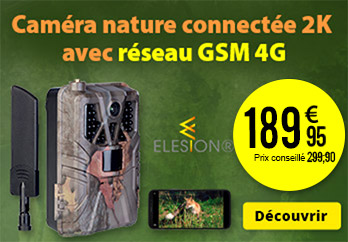 Caméra nature connectée 2K WK-650.lte avec réseau GSM 4G VisorTech - ZX5423