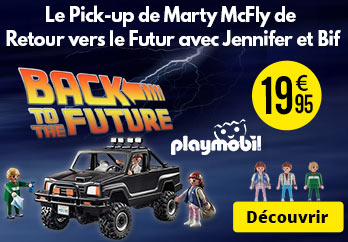 Le Pick-up de Marty McFly de Retour vers le Futur avec Jennifer et Biff Playmobil - TG2421