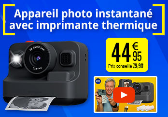 Appareil photo instantané Full HD avec imprimante thermique DV-10.druck - Callstel - ZX7569