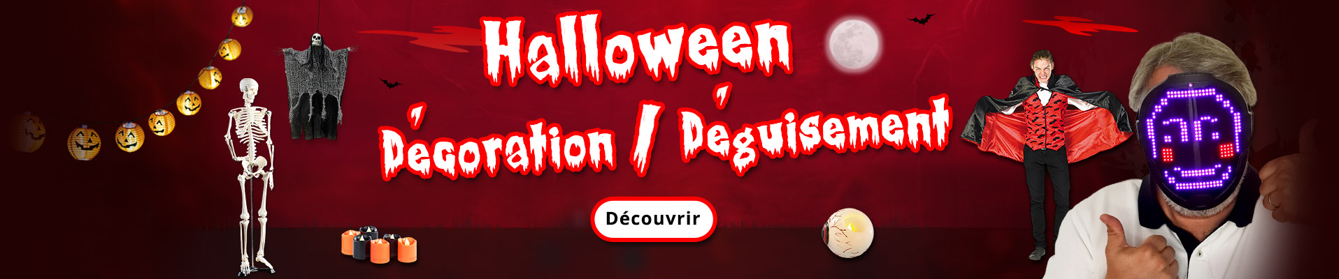 Halloween - décoration et déguisement