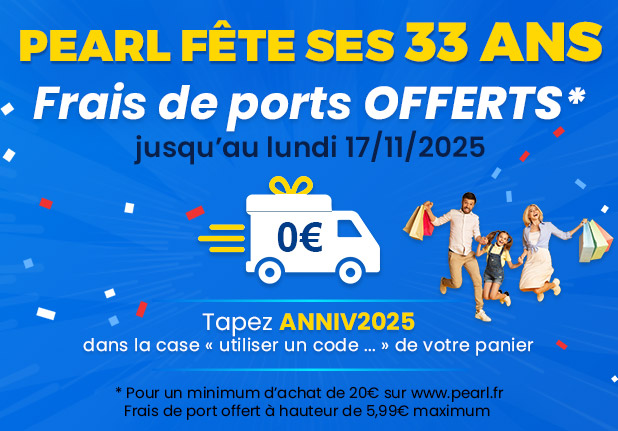 Pearl fête son anniversaire - Frais de port gratuits