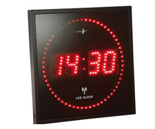 horloge digitale avec l'affichage de l'heure