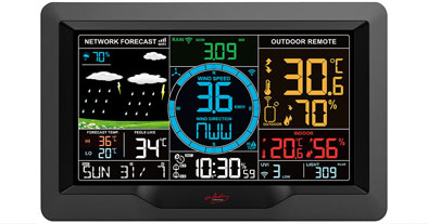 station météo en gros plan