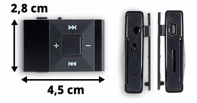 dimensions du micro baladeur