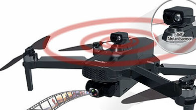 drone quadricoptere avec detecteur