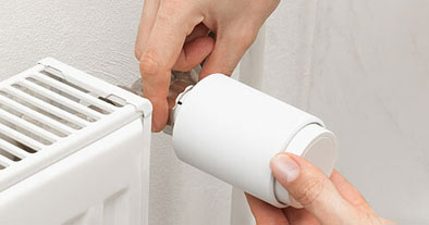 installation de la tête thermostatique