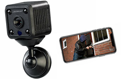 camera et un smarphone qui affiche ce que voit la caméra