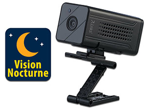 Vison nocture de la micro caméra