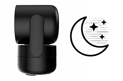 Caméra de surveillance IP 2K 7Links vue arrière avec vision nocturne infrarouge