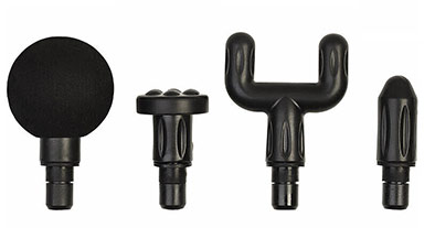 les differents embouts du pistolet