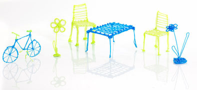 objets fabriqués avec le stylo 3d